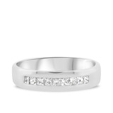 Photo of Brenton 1 1/10 ct tw. Diamond Same Sex Mens Band Set 14K White Gold [BT942WM]