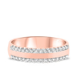 Photo of Gavin 7/8 ct tw. Diamond Same Sex Mens Band Set 10K Rose Gold [BT947RM]