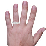 Photo of Ollie 1 ct tw. Diamond Same Sex Mens Band Set 10K White Gold [BT951WM] [HT]