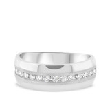 Photo of Orson 1 ct tw. Diamond Same Sex Mens Band Set 10K White Gold [BT956WM]