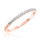 Photo of Nicolette 1/10 ct tw. Diamond Ladies Band 10K Rose Gold [BT846RL]