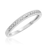 Photo of Camille 1/15 ct tw. Diamond Ladies Band 14K White Gold [BT850WL]