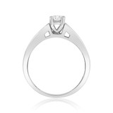Photo of Kore 5/8 ct tw. Round Solitaire Engagement Ring 10K White Gold [BT505WE-R029]