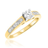 Photo of Kore 5/8 ct tw. Round Solitaire Engagement Ring 14K Yellow Gold [BT505YE-R029]
