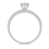 Photo of Gaia 1/6 ct tw. Diamond Round Cluster Engagement Ring 10K White Gold [BT506WE-C000]