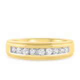 Photo of Encina 5/8 Carat T.W. Diamond Round Cluster Bridal Set 10K Yellow Gold [BT501YL]
