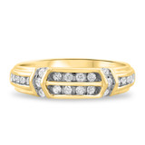 Photo of Bexley 3/4 Carat T.W. Diamond Round Cluster Bridal Set 10K Yellow Gold [BT503YL]