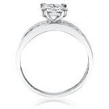 Photo of Tegan 3/4 ct tw. Diamond Princess Cluster Engagement Ring 14K White Gold [BT512WE-C000]