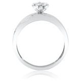 Photo of Adalyn 1/4 ct tw. Diamond Round Cluster Engagement Ring 10K White Gold [BT519WE-C000]