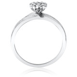 Photo of Neveah 1/3 Carat T.W. Diamond Round Cluster Bridal Set 10K White Gold [BT507WE-C000]