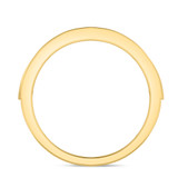 Photo of Irit 1/20 CT. T.W. Sapphire and Diamond Ladies Wedding Band 10K Yellow Gold [BT874YL]