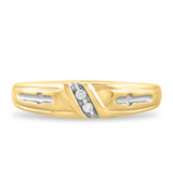 Photo of Neveah 1/3 Carat T.W. Diamond Round Cluster Bridal Set 14K Yellow Gold [BT507YL]