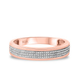 Photo of Camille 1/4 ct tw. Diamond Wedding Band Set 14K Rose Gold [BT429RM]