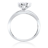 Photo of Kindred 1 1/6 CT. T.W. Diamond Round Cluster Bridal Set 10K White Gold [BT511WE-C000]