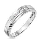 Photo of Boundless 1/2 CT. T.W. Diamond Princess Cluster Bridal Set 14K White Gold [BT518WL]