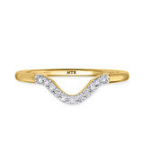 Photo of Holly 1/10 ct tw. Diamond Ladies Band 14K Yellow Gold [BT892YL]