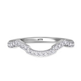 Photo of Lone 1/5 ct tw. Diamond Ladies Band 10K White Gold [BT894WL]
