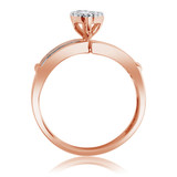 Photo of Marquis Nomadic 1 Carat T.W. Diamond Marquise Cluster Bridal Set 10K Rose Gold [BT527RE-C000]