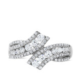 Photo of Suri 7/8 ct tw. Diamond Ladies Band 10K White Gold [BT901WL]