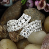 Photo of Suri 7/8 ct tw. Diamond Ladies Band 14K White Gold [BT901WL]