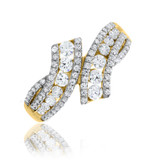 Photo of Suri 7/8 ct tw. Diamond Ladies Band 14K Yellow Gold [BT901YL]