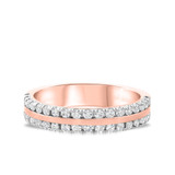 Photo of Marien 1/2 ct tw. Diamond Ladies Band 10K Rose Gold [BT902RL]