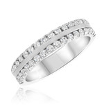 Photo of Marien 1/2 ct tw. Diamond Ladies Band 14K White Gold [BT902WL]