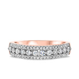 Photo of Royal 1/2 ct tw. Diamond Ladies Band 10K Rose Gold [BT905RL]