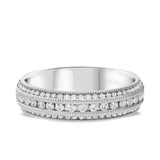 Photo of Kimball 1/2 ct tw. Diamond Ladies Band 14K White Gold [BT906WL]