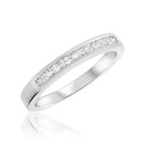 Photo of Lexi 1/4 ct tw. Diamond Ladies Band 10K White Gold [BT907WL]