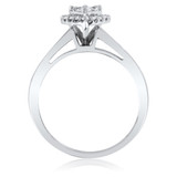 Photo of Darla 2/3 ct tw. Diamond Heart Cluster Engagement Ring 10K White Gold [BT563WE-C000]