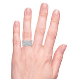 Photo of Braylin 1 ct tw. Diamond Round Cluster Trio Set 10K White Gold [BR502W-C000] [HT]