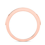 Photo of Irit 1/8 CT. T.W. Sapphire and Diamond Matching Wedding Band Set 10K Rose Gold [BT874RM]