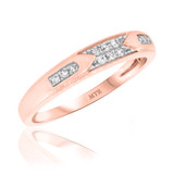Photo of Micah 1/10 ct tw. Diamond Ladies Band 14K Rose Gold [BT914RL]