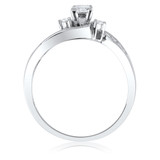 Photo of Serenity 1/3 ct tw. Diamond Princess Solitaire Engagement Ring 10K White Gold [BT566WE-P018]