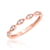 Photo of Melisande 1/7 ct tw. Diamond Ladies Band 10K Rose Gold [BT965RL]