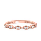 Photo of Melisande 1/7 ct tw. Diamond Ladies Band 14K Rose Gold [BT965RL]