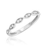 Photo of Melisande 1/7 ct tw. Diamond Ladies Band 14K White Gold [BT965WL]