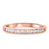 Photo of Darla 7/8 CT. T.W. Diamond Heart Cluster Bridal Set 10K Rose Gold [BT563RL]