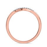 Photo of Holly 1/3 Carat T.W. Sapphire and Diamond Matching Wedding Band Set 10K Rose Gold [BT892RL]
