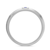 Photo of Holly 1/3 Carat T.W. Sapphire and Diamond Matching Wedding Band Set 10K White Gold [BT892WM]