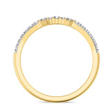 Photo of Kana 3/8 Carat T.W. Sapphire and Diamond Matching Wedding Band Set 14K Yellow Gold [BT895YL]