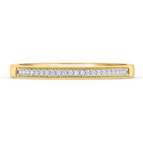 Photo of Bridgette 1/3 CT. T.W. Diamond Cushion Cluster Bridal Set 14K Yellow Gold [BT572YL]