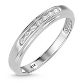 Photo of Effete 1/4 ct tw. Diamond Round Cluster Trio Set 14K White Gold [BT521WL]