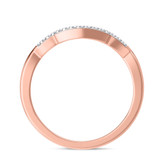 Photo of Kalina 1/5 Carat T.W. Sapphire and Diamond Matching Wedding Band Set 10K Rose Gold [BT899RL]