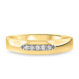 Photo of Amor 3/8 ct tw. Diamond Princess Cluster Trio Set 14K Yellow Gold [BT522YM]