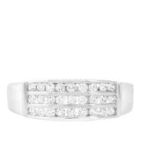 Photo of Marquis Nomadic 1 3/4 ct tw. Diamond Marquise Cluster Trio Set 14K White Gold [BT510WM]