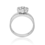 Photo of Madeline 5/8 ct tw. Diamond Fancy Cluster Engagement Ring 14K White Gold [BT640WE-C000]