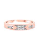 Photo of Micah 1/3 ct tw. Diamond Wedding Band Set 10K Rose Gold [BT914RL]