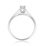 Photo of Culvera 1/2 Carat T.W. Diamond Round Solitaire Bridal Set 10K White Gold [BT585WE-R018]